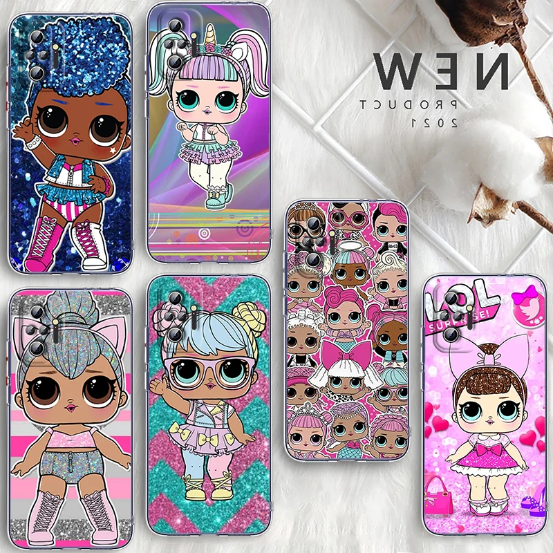

L.O.L. SURPRISE Doll Cute For Xiaomi Poco X3 Redmi Note 11S 11 11T 10 10S 9 9T 9S 8 8T Pro 5G 7 5 4X Transparent Phone Case