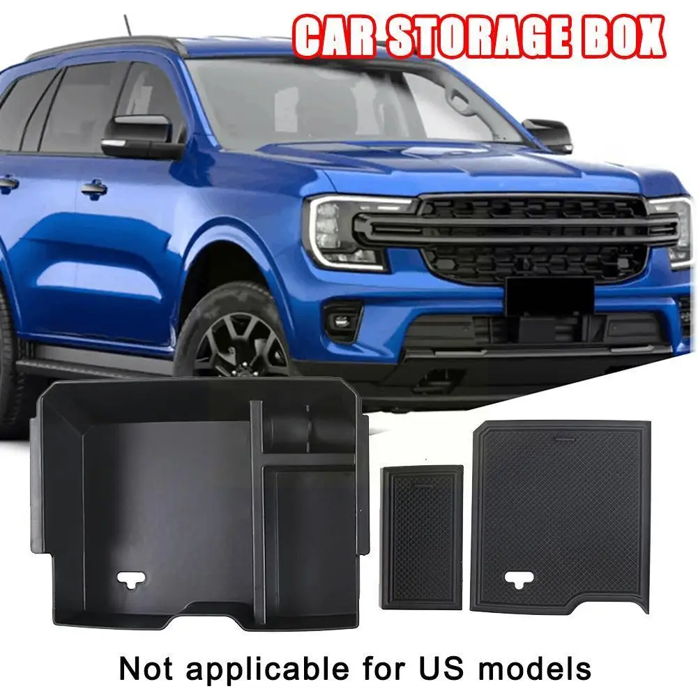 

For Ranger 2023 Car Armrest Center Console Storage Tidying Box Container Organizer Car Tray Case Tray Accessories Holder Bi H2U0