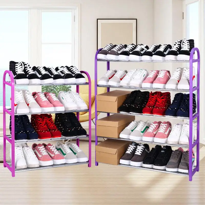 

Shoe Rack Simple Household Economical Dormitory Door Dust-proof Storage Shoe Cabinet Multi-layer Assembled Shoe Rack Indoor Home