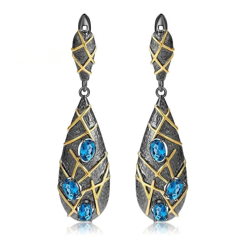 

Серьги с бриллиантами и циноном, модные великолепные серебряные серьги-подвески с жемчугом для пары женских ювелирных изделий с белым жемч...