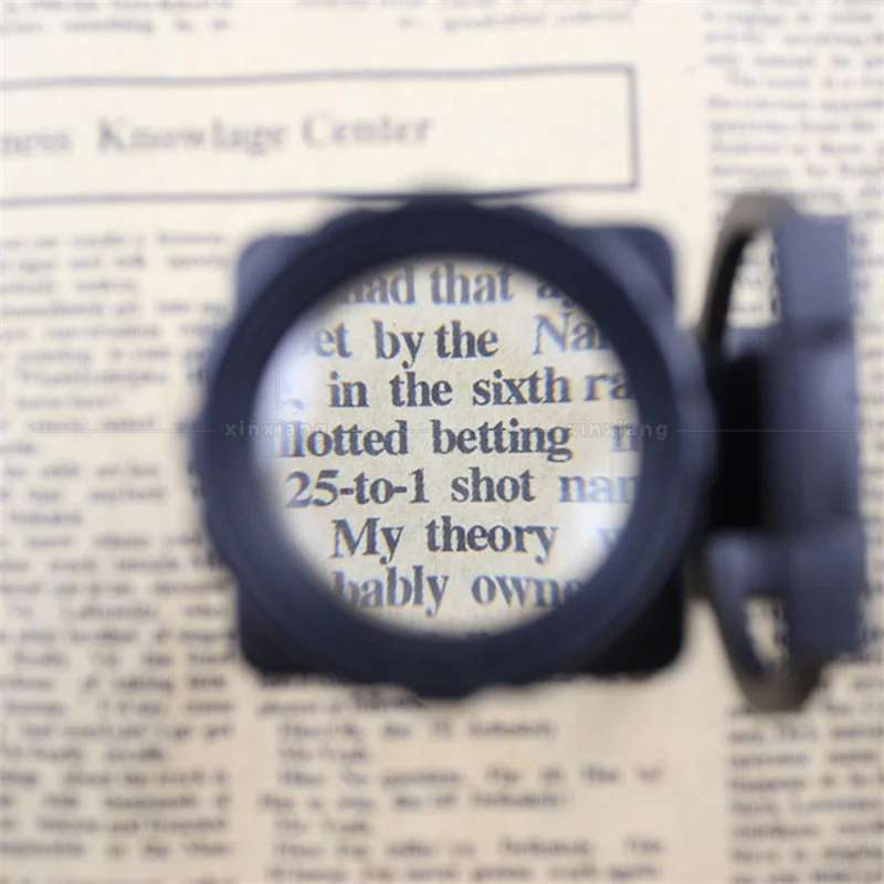 Складная Настольная Лупа с высоким увеличением увеличительное стекло для