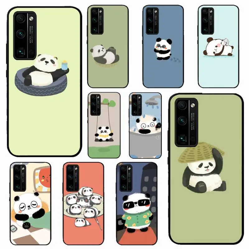 

Panda Anime Cute Phone Case for Huawei Honor 10 i 8X C 5A 20 9 10 30 lite pro Voew 10 20 V30