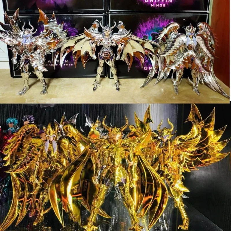 В наличии CS Модель Saint Seiya Myth Cloth EX Золото/Серебро Wyvern Rhadamanthys/Garu männa Aiacos/Griffon Minos