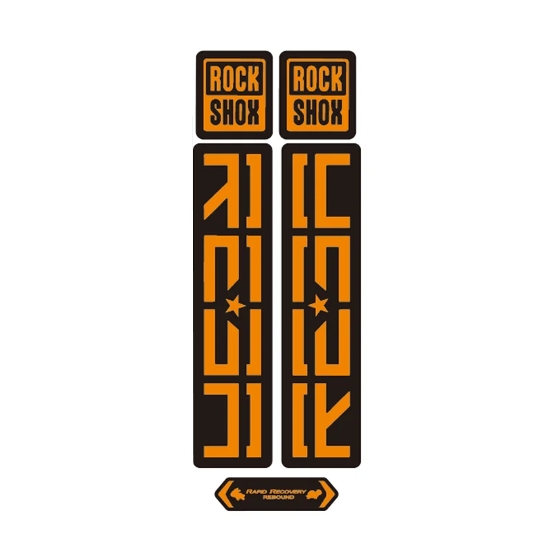 Велосипедная наклейка с вилкой спереди для 2020 Rock Shox Reba MTB Дорожная велосипедная
