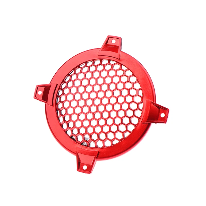 4-дюймовый красный пластиковый автомобильный аудиодинамик решетка сабвуфера