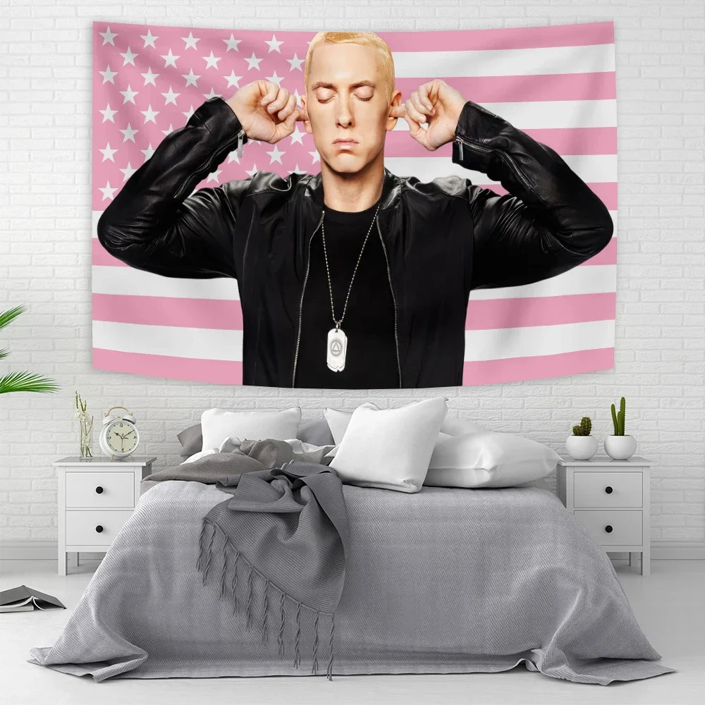 Американский рэп-Бог хип-поп музыкальный флаг гобелены Эминема Настенная