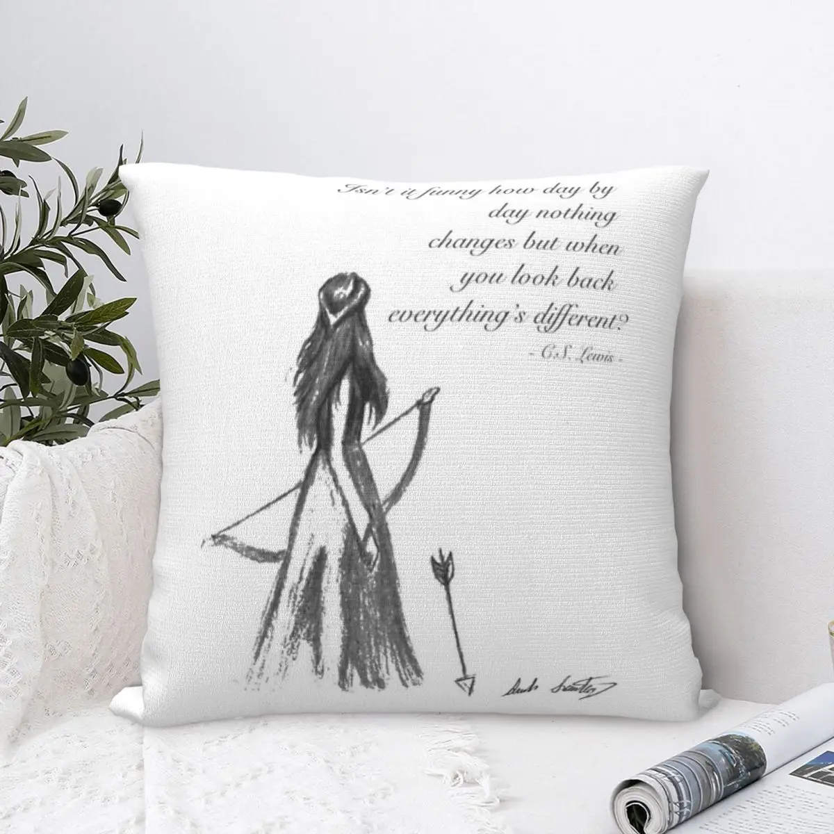 Наволочка для подушки дома