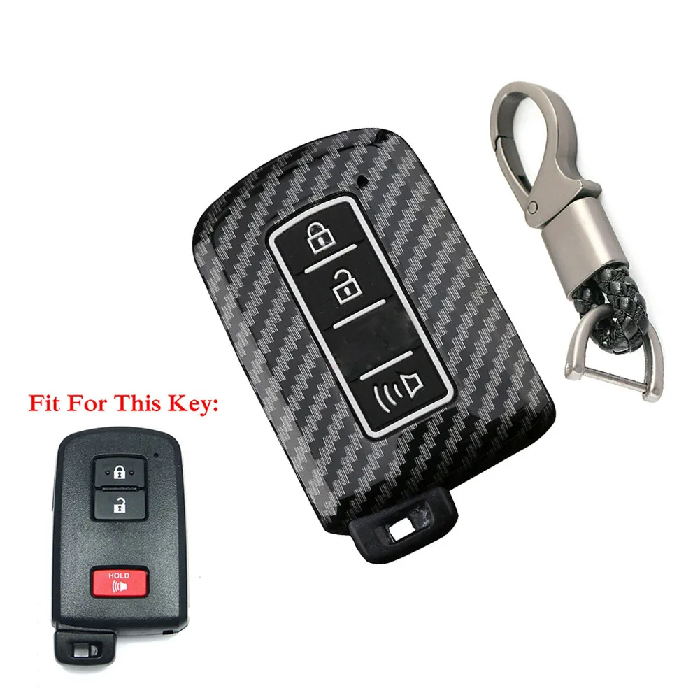 

Accessories Cover Case Carbon Fiber Key Fob Parts Plastic Remote 1 Pcs