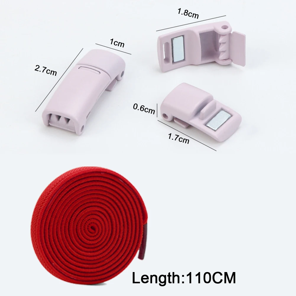 Elastic Laces Sneaker No Tie Shoe Laces Colorful Magnetic Lock Shoelaces Without Ties Kids Adult Flat Quick Shoelace For Shoes