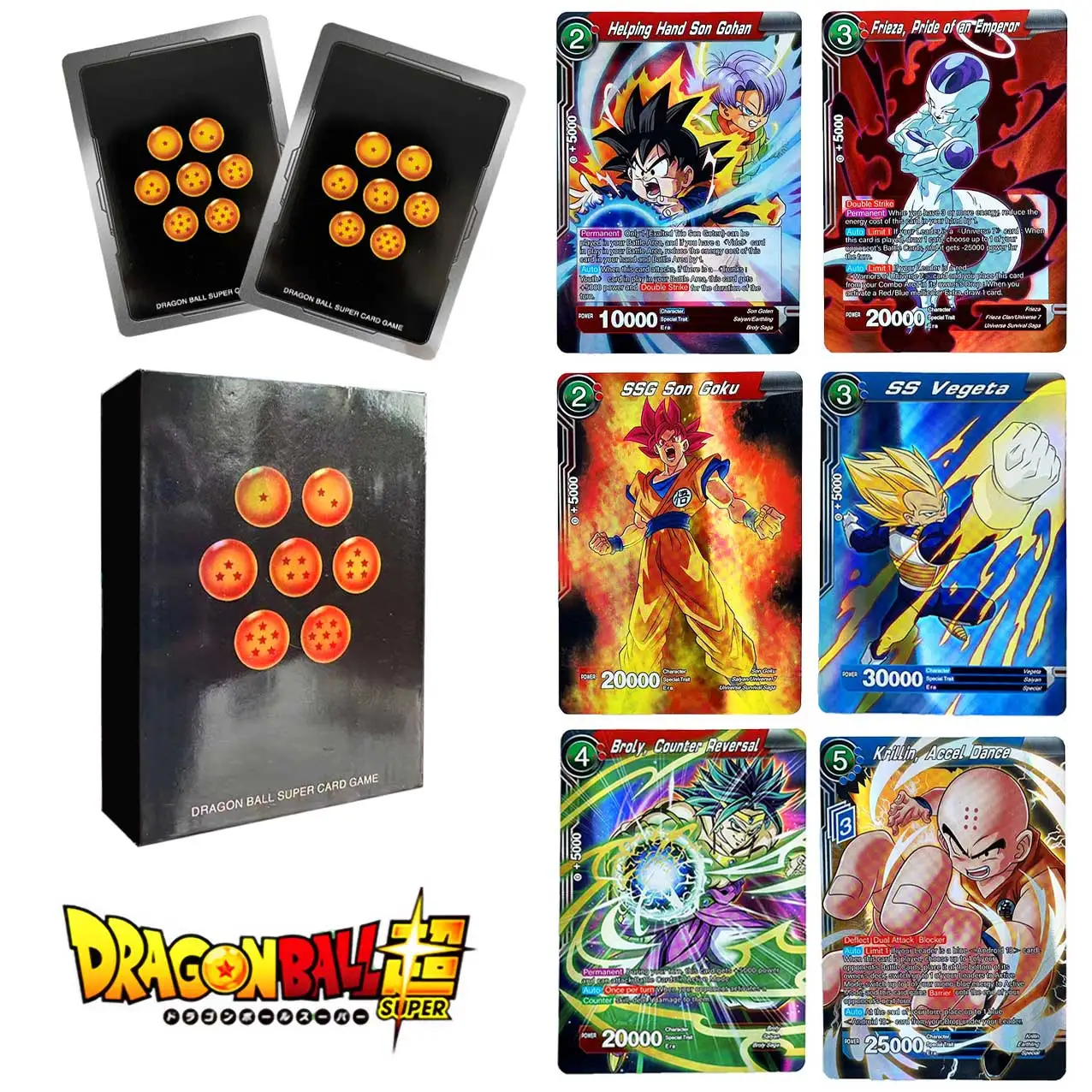Фото Блестящие карты Dragon Ball, Сон Гоку, серия Super Saiyan, подпись, игровая карта Goku Классическая коллекция игрушек, коллекционная карта №1