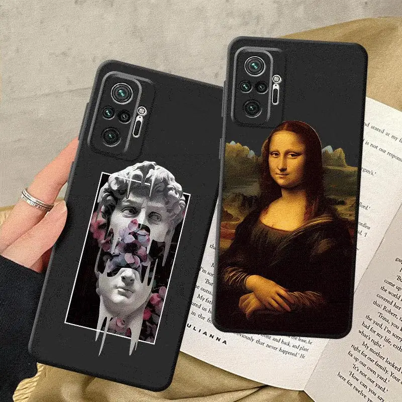 Чехол для телефона Great Art Aesthetic David Mona Lisa Xiaomi Redmi Note 7 8 T S 10 11 12 Pro 13 Plus
