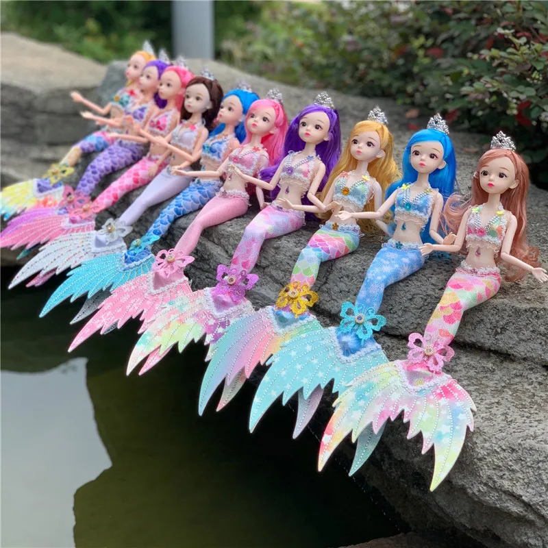 Новинка 30 см свадебная кукла Русалочки 1/6 Bjd набор кукол 13 суставов подвижная мода