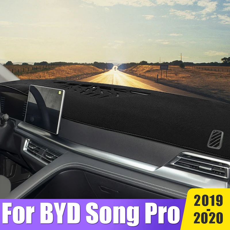 

Dashboard Cover Mat For BYD Song Pro DM EV 2019 2020 Dash Board Sun Shade Anti-UV Non-Slip Pad Instrument Carpet Car Accessories