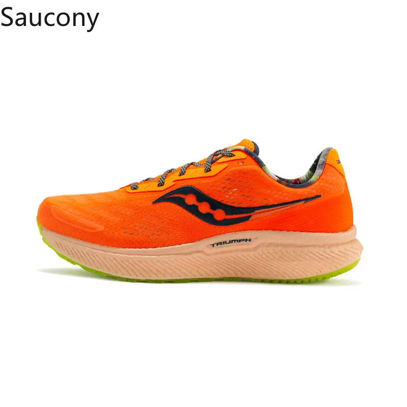 Saucony Triumph 19 Victory Runner Speed Cross Running Casual Shoes Men Women Cushioning Jogging Race Road Sneakers