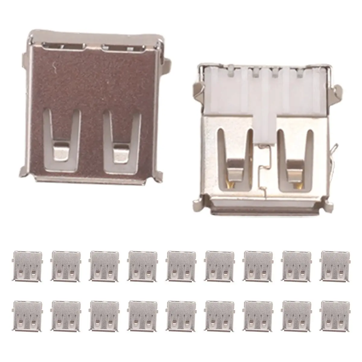 Фото A40I 20 шт. USB-разъем типа A, 4-контактный, DIP, угловой, гнездовой, соединительный №3