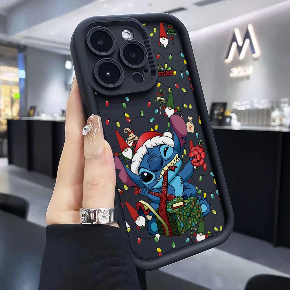 Christmas Gift Stitch Phone Case for Reno12 Reno11 F Oppo A98 A95 A94 A78 A76 A74 A72 A60 A58 A57 A54 A53 A38 A33 A32 Soft Cover