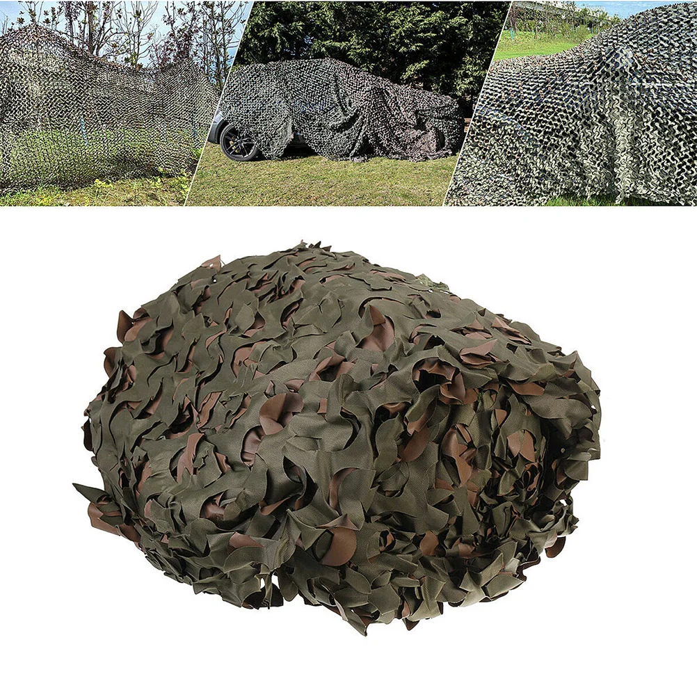 

1pc Camo Netting Outdoor Shading Net Protective Net Car Sunshade Mesh Net
