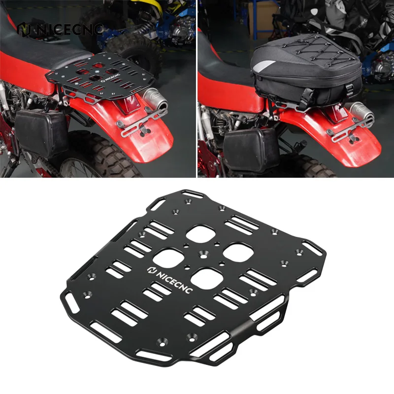 

NICECNC Motorcycle Rear Luggage Rack Tail Rack Cargo Rack Bracket Mounting Support For Honda XR650L XR 650L 1993-2023 Aluminum