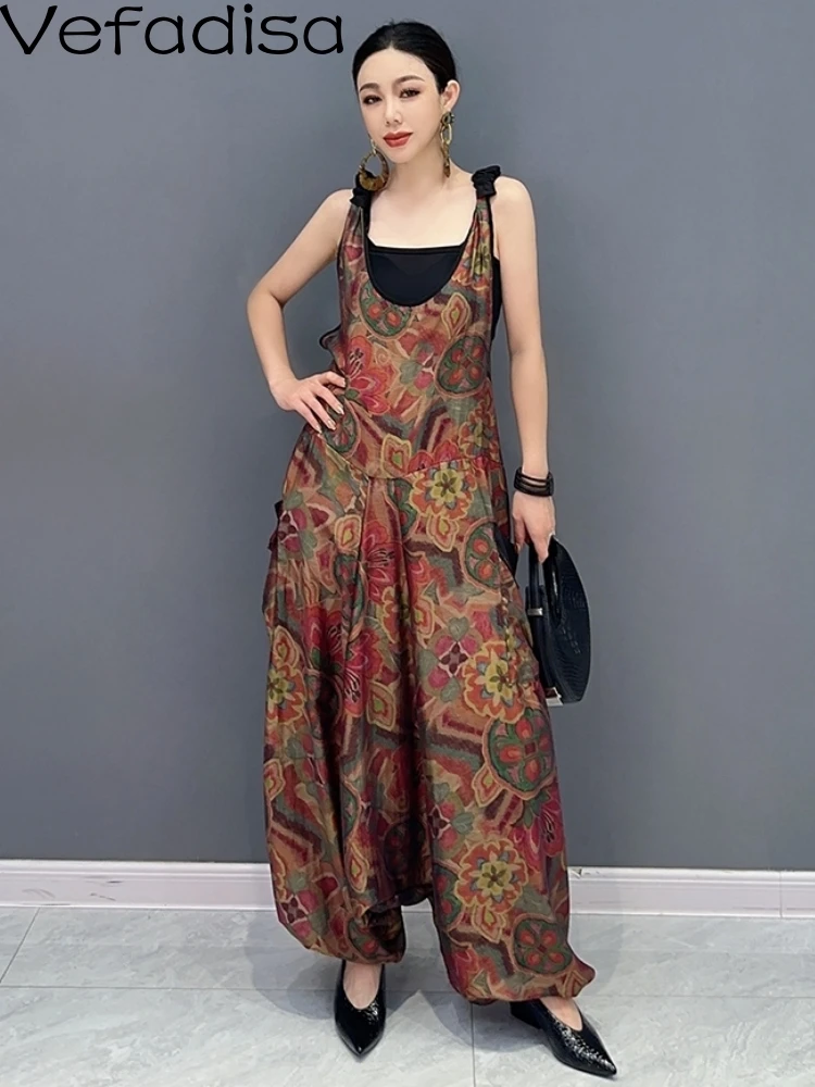 

Vefadisa 2023 Summer New Casual Versatile Strap Jumpsuit Fashion Women's Wear Personalized Women Trendy Girl Jumpsuit ZY1845