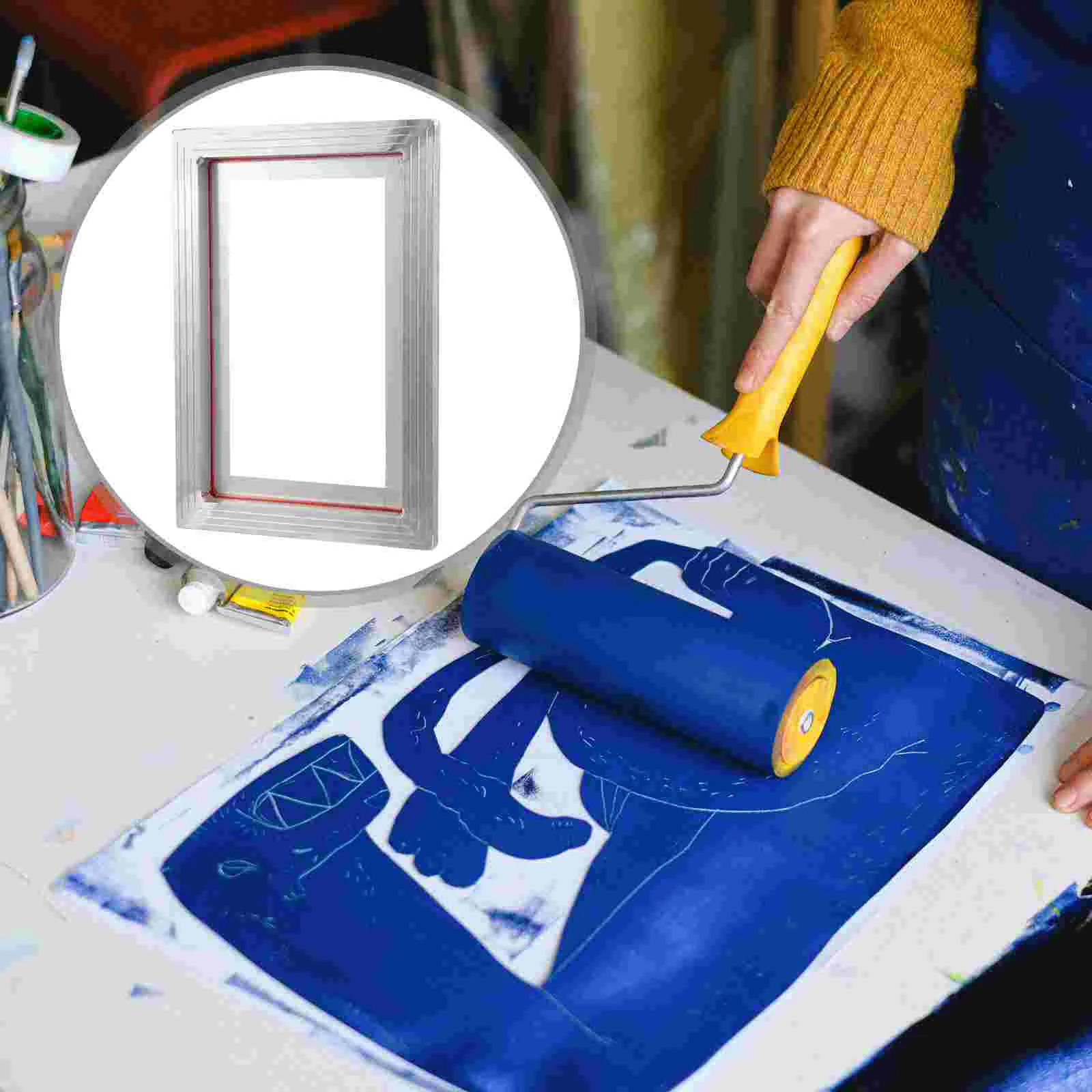 

Practical Screen Frame Reusable Screen Starter Tool Aluminum Practical Supplies Alloy Silk