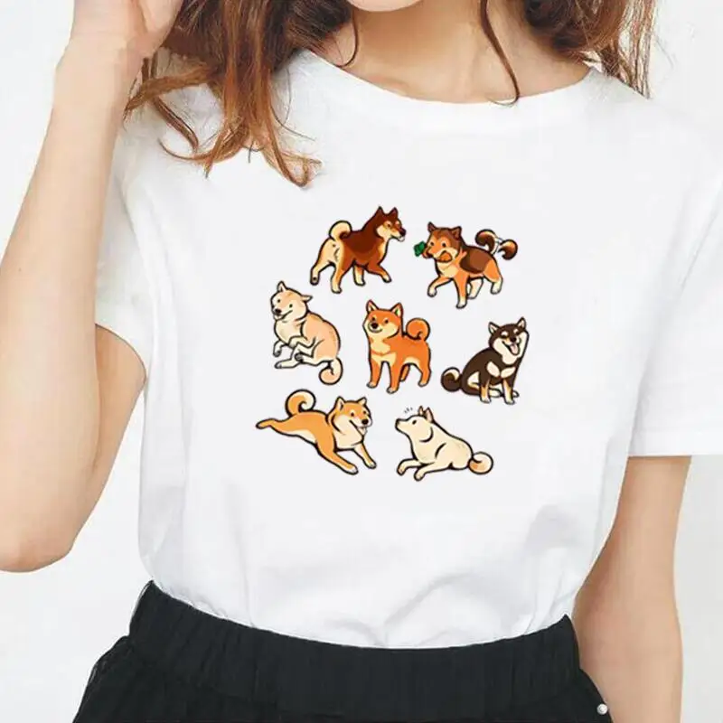 

Cute Cartoons Print Women T-Shirt Fashion Harajuku Shirt Tshirt Summer Short Sleeve Casual Funny Tee Shirt Femme Camiseta Mujer
