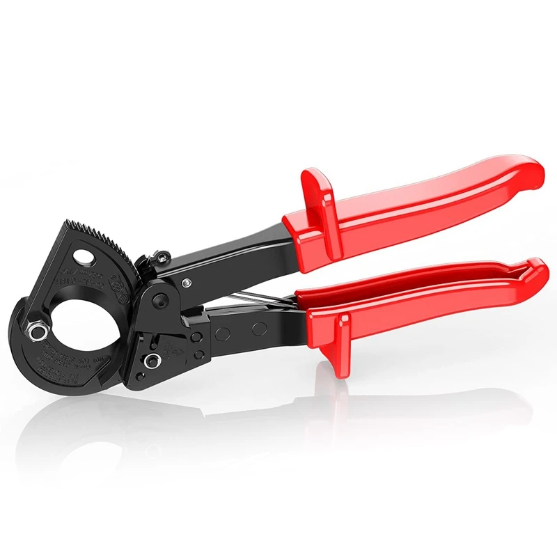 

Cable Cutter, Aluminum Copper Cable Cutter Wire Cutter, Ratchet Heavy Duty, Maximum 240Mm