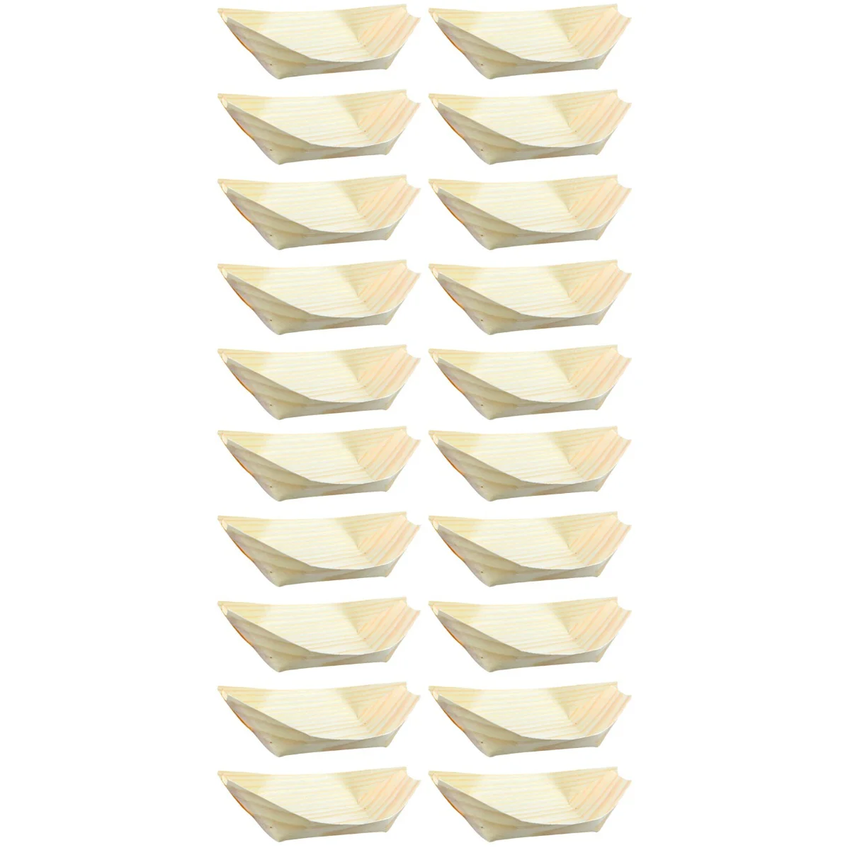 

2pcs Sushi Plate Boat Shaped Dish Japanese Style Snack Tray Serving Dish