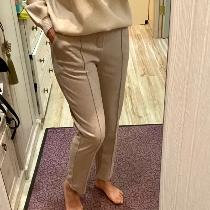 Женские утепленные брюки-карандаш SURWENYUE