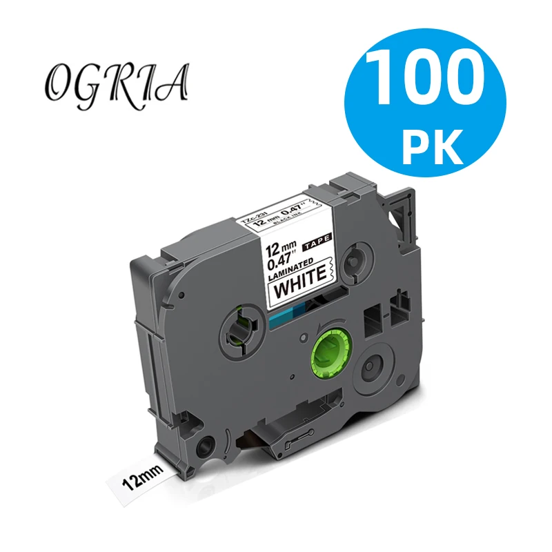 

OGRIA 10 шт. многоцветные 36 мм Tze261 совместимые с Brother P сенсорные ленты для этикетки Macket TZE 261 Tze161 Tze461 Tze561