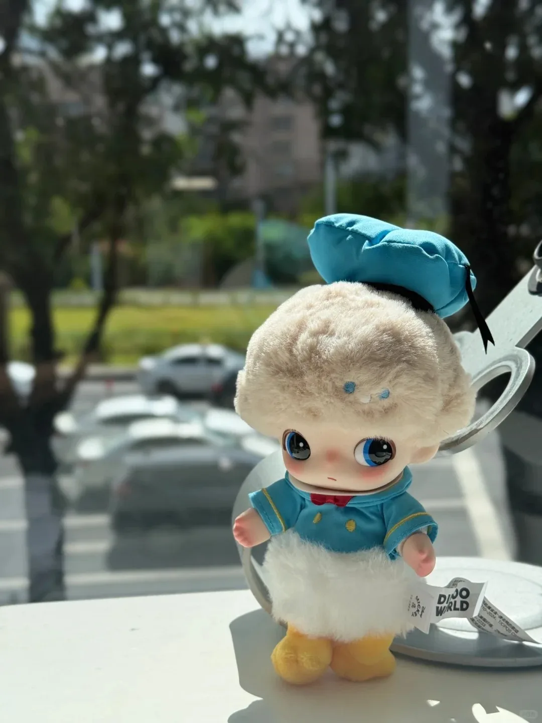 Фото В наличии Совместные товары POPMART, оригинальный подлинный Dimoo World × Disney Series, виниловый плюшевый брелок-сюрприз, праздничный подарок №1