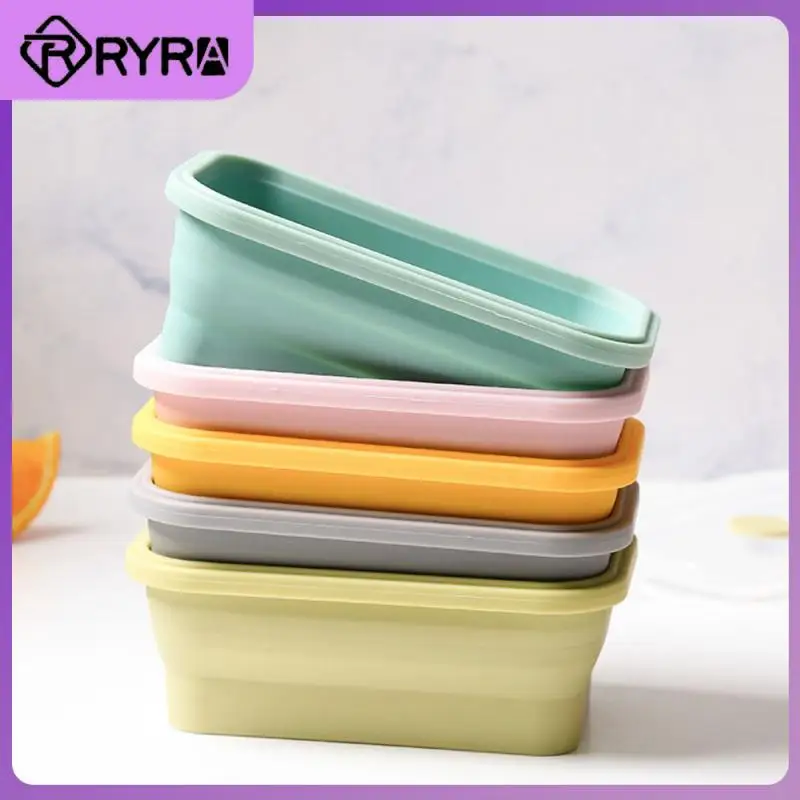 

Simple Style Kitchen Tool It Wont Break Insulatable Silicone Folding Lunch Box Environmentally Friendly Materials Multipurpose