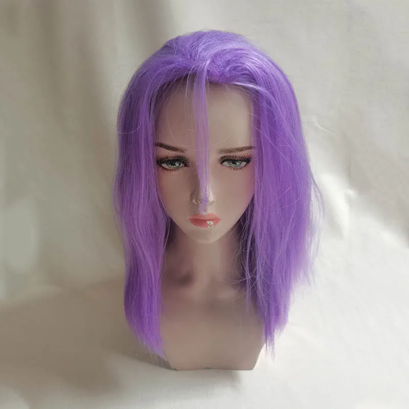

Team Rocket James Cosplay Wig Purple Heat Resistant Synthetic Hair Wigs +Free Wig Cap