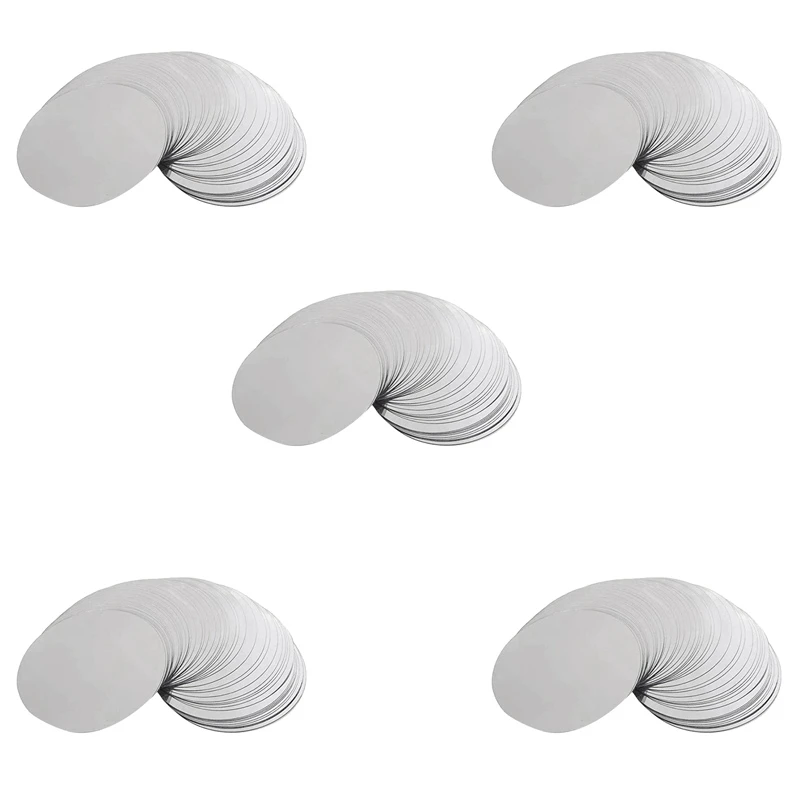 

750 Pcs 3 Inch Silver Wine Pourer Discs Drip-Proof Drop Drip Stop Pouring Pour Spout Pour Wine Thin Slice