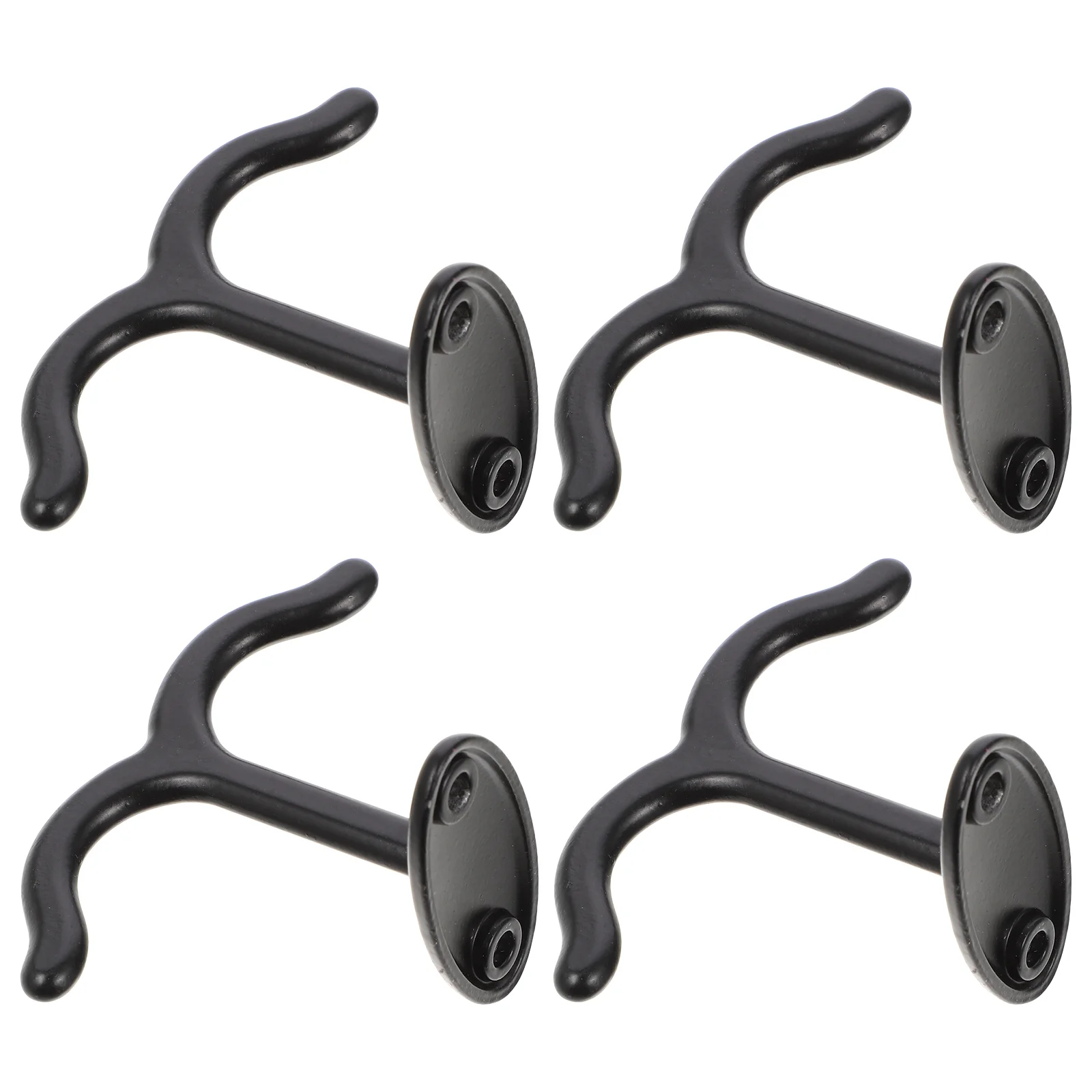 4 шт. двойной крючок для пальто подвесные крючки одежды из цинкового сплава