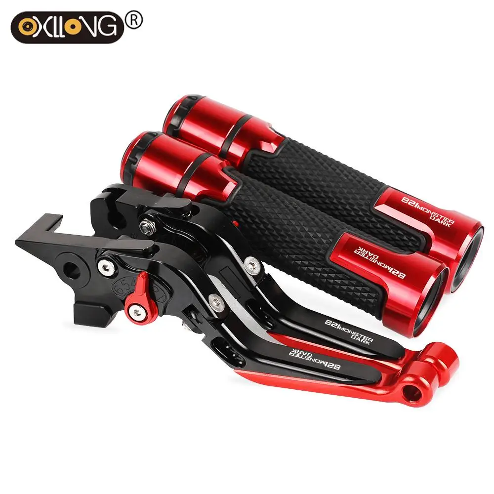 821 г., рычаги тормозной муфты MONSTER Dark для мотоциклов с ЧПУ, ручки, концы ручки для DUCATI 821, MONSTER Dark