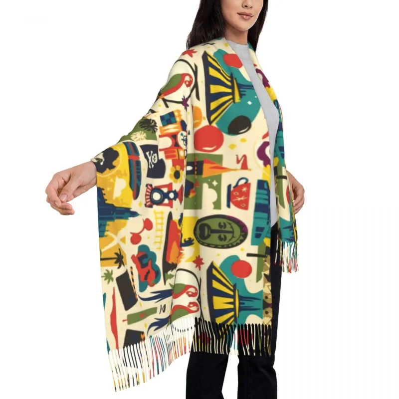 Рисунок 4 - Шарф мужской/женский зимний теплый с принтом