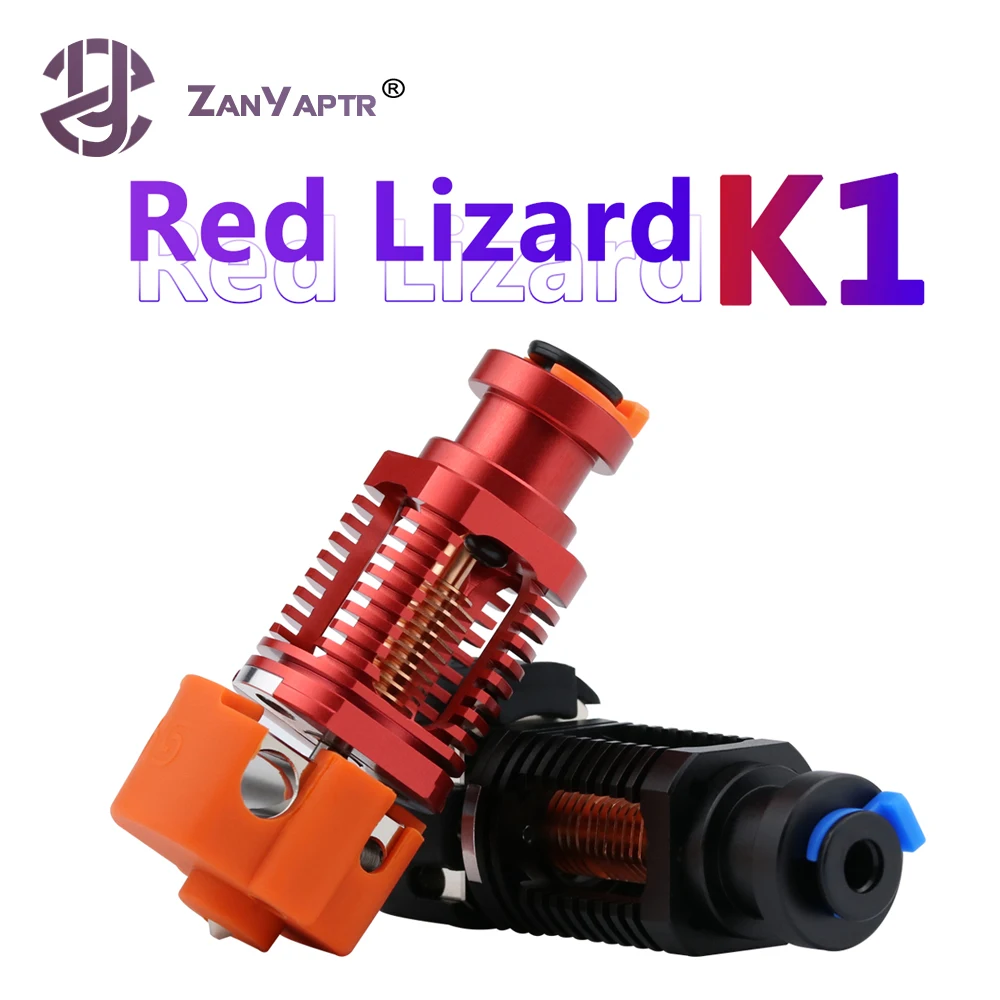 Горячий Конец Red lisnail k1 V6 Hotend собранный медный для Voron 2 4 Prusa I3 MK3 Titan BMG V2 Экструдер 3D