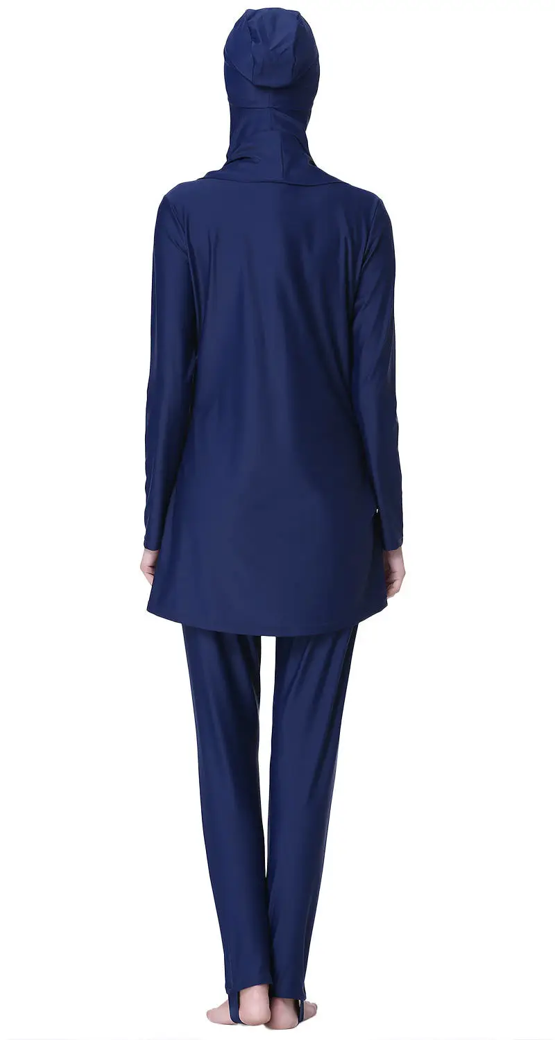 Muslim Women Swimwears Vacation Full Coverage Islamic Hijab Swimming Suit for Women Beachwear Arabic Sports Swimwear Elegant