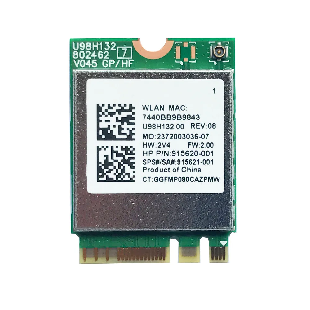 Беспроводная сетевая карта RTL8821CE для HP ProBook 450 G5