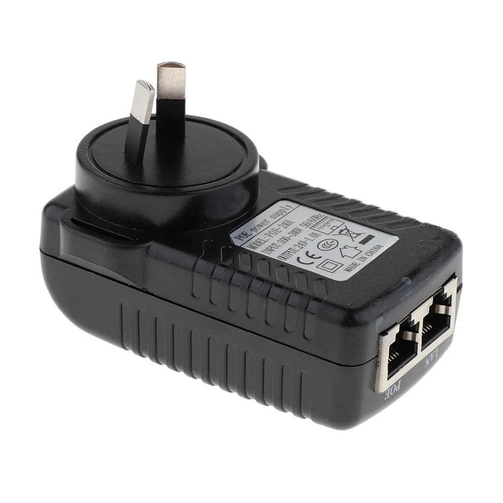 

Настенный адаптер 24V1A POE 802.3af для камеры