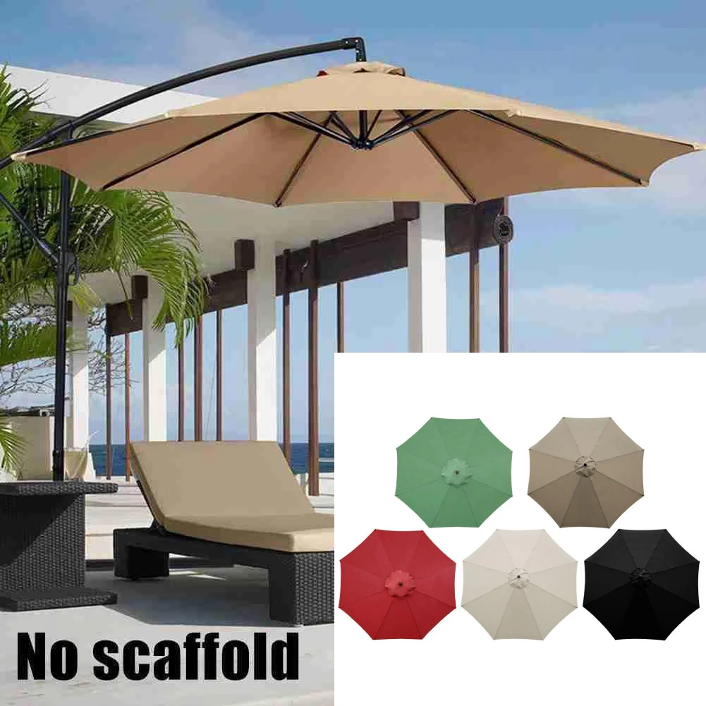 300CM Parasol Cloth Replaceable Cloth For Outdoor Garden Parasol Awnings Camping Shade Cloth Garden Patio Banana Umbrella Cover