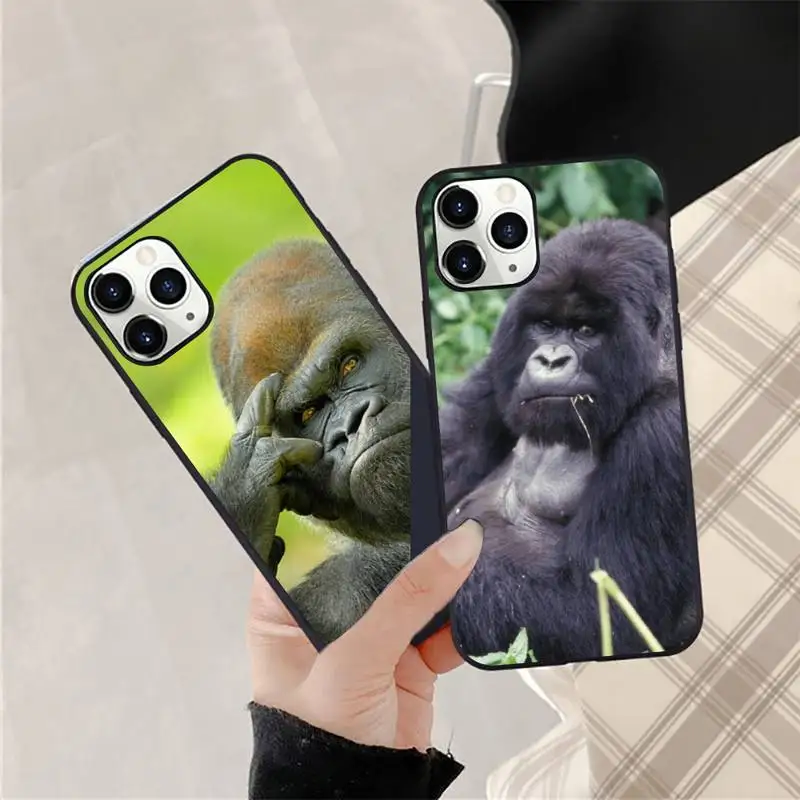

Monkey Gorilla animal Phone Case For iphone 12 11 13 7 8 6 s plus x xs xr pro max mini shell