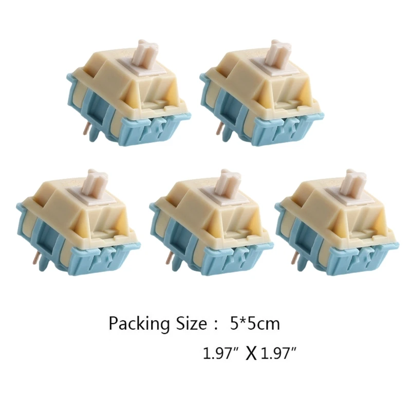 

Звездный переключатель для клавиатуры R91A, 5-pin, 62g, Cherry MX эквивалентен сменному линейному переключателю «сделай сам» механической клавиатуры