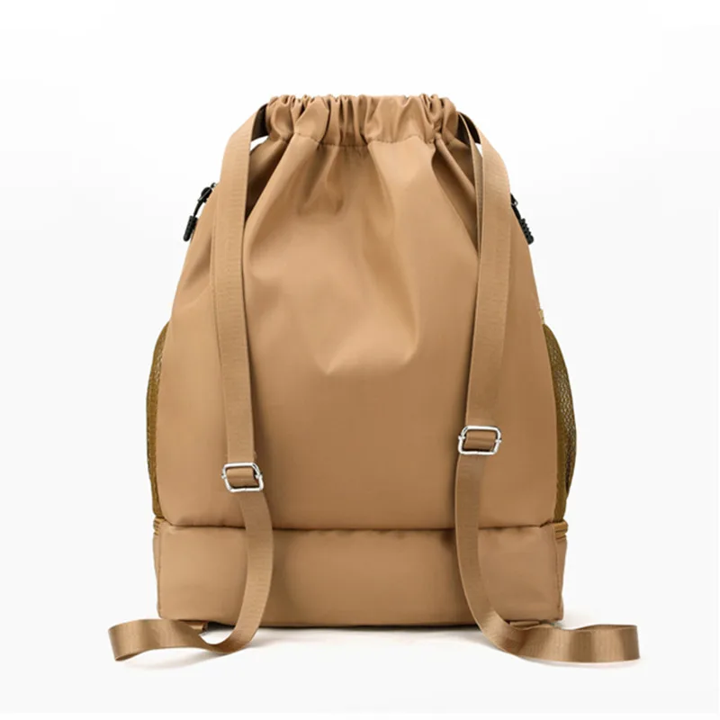 Gym Men's Backpacks Travel Handbag Weekend Shoe Pocket Drawstring Bolsas For Basketball Training And Exercise Women's Sports Bag