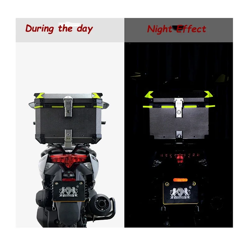 45л задний ящик для мотоцикла багажник из алюминиевого сплава хвостовой чехол