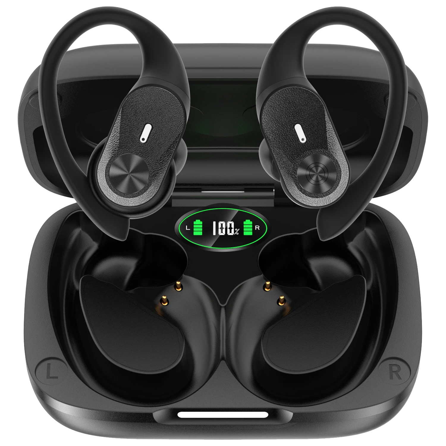 Беспроводные наушники T60-вкладыши с мягкими ушными крючками