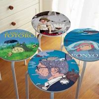 hayao miyazaki anime character collection european fabric cushion non slip living room sofa stool tatami office sofa cushion