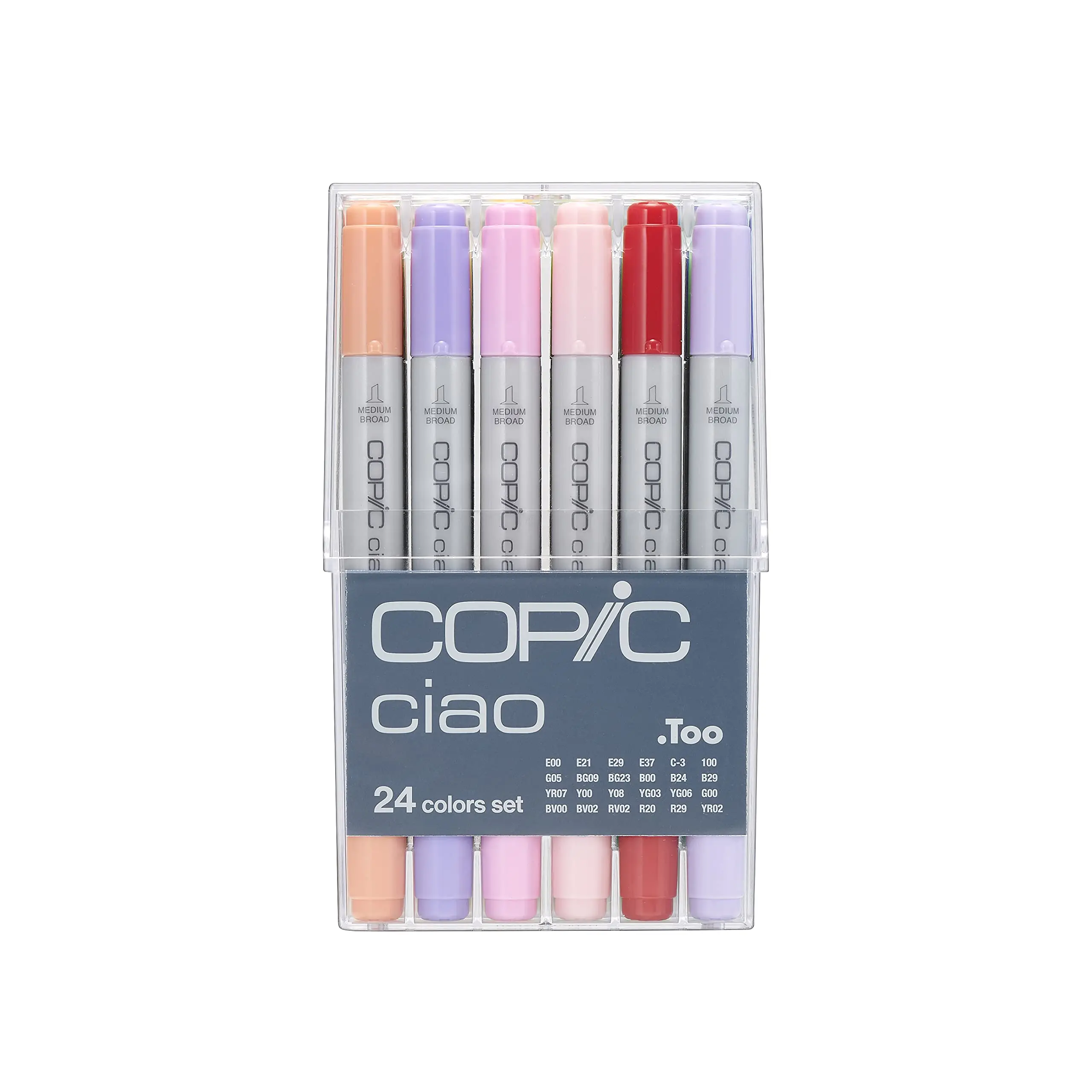COPIC Ciao S3 24/12 color Basic Set Double Head Square Head 