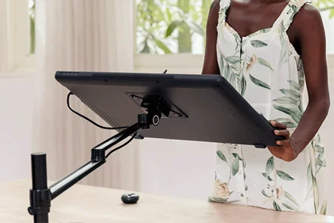 Профессиональный ЖК-дисплей Huio kam 24 Plus дюйма 140% sRGB графические планшеты для