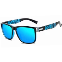 new vintage decorative polarized uv400 sunglasses wrap square frame sun glasses fashion unisex colorful pattern eyewear